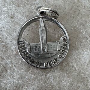 2/$30 Sterling Silver Parliament Building Charm